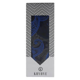 Kovove The Paisley Fever Blue Necktie For Men