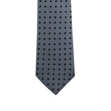 Kovove The Graceful Polka Dot Grey Necktie For Men