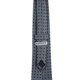 Kovove The Graceful Polka Dot Grey Necktie For Men