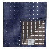 Kovove The Polka Paradise Blue Pocket Square For Men