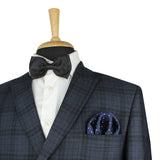 Kovove The Polka Paradise Blue Pocket Square For Men