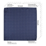 Kovove The Polka Paradise Blue Pocket Square For Men