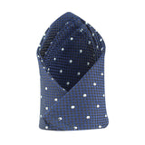 Kovove The Polka Paradise Blue Pocket Square For Men