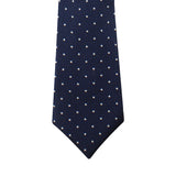 Kovove The Elegant Polka Dot Blue Necktie For Men