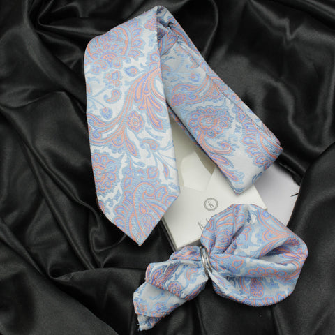 Neck Tie and Pocket Square Set for Men