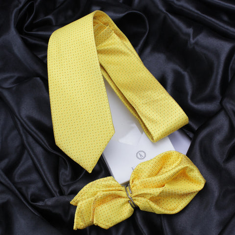 Neck Tie and Pocket Square Set for Men