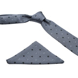 Neck Tie and Pocket Square Set for Men