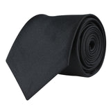 Kovove The Appealing Self Striped Black Necktie For Men