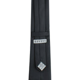 Kovove The Appealing Self Striped Black Necktie For Men