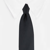 Kovove The Appealing Self Striped Black Necktie For Men