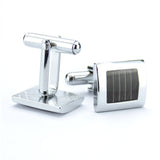 Kavove The Style Disrupter Black & Silver Cufflink For Men