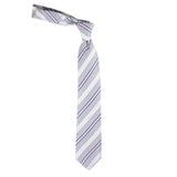 Kovove The Striped Desire Grey Necktie For Men