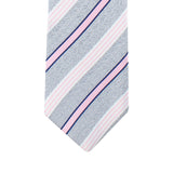 Kovove The Striped Desire Grey Necktie For Men