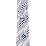 Kovove The Striped Desire Grey Necktie For Men