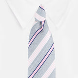 Kovove The Striped Desire Grey Necktie For Men