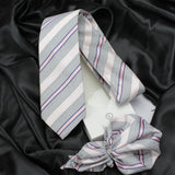 Neck Tie and Pocket Square Set for Men