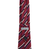 Kovove The Striped Mantra Red Necktie For Men