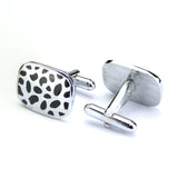 Kavove The Wild Strike Black & Silver Cufflink For Men