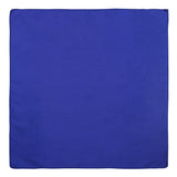 Kavove The Midnight Solid Blue Pocket Square