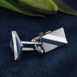 Kavove The Hypnotic Rage Silver Cufflink For Men