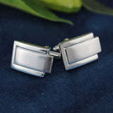 Kavove The Aspire Adventure Silver Cufflink For Men