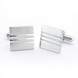 Kavove The Classic Rage Silver Cufflink For Men