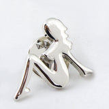 Peluche Sexy Diva Cufflink and Lapel Pin Set