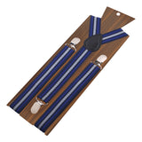 Peluche The Cool Stripes - Blue Suspenders Elastic, Brass