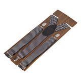 Bewitching Black Coloured 3cm Strap Width Suspender For Men | Genuine Branded Product Elastic