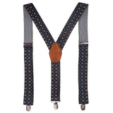 Peluche Funky Styled Blue Suspender for Men